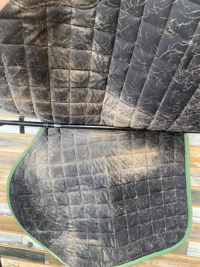 USED LeMieux CC Saddle Pads Large Hunter Green (Loire)