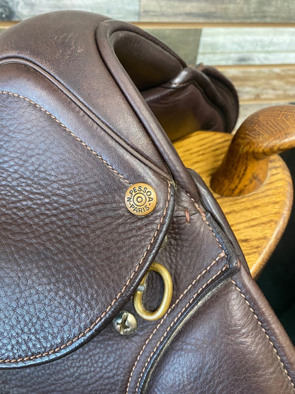 USED 16" Pessoa XCH A/O Jr. H/J Saddle | Semi-Deep Seat & Short Flap
