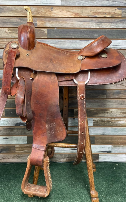 USED Blue Ridge Western Saddle 16.5" MD/O