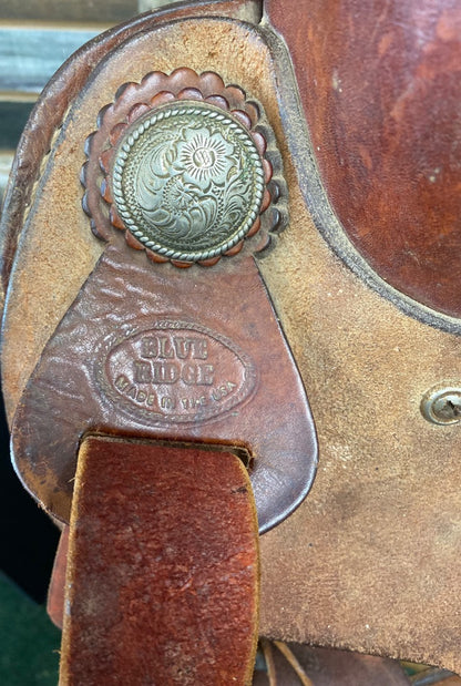 USED Blue Ridge Western Saddle 16.5" MD/O