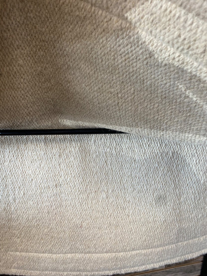 USED  Western Show Blanket with Leather Tooling  Tan
