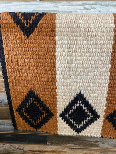 USED No Brand Western Saddle Pads Horse Orange/Tan