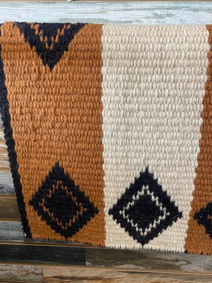 USED No Brand Western Saddle Pads Horse Orange/Tan