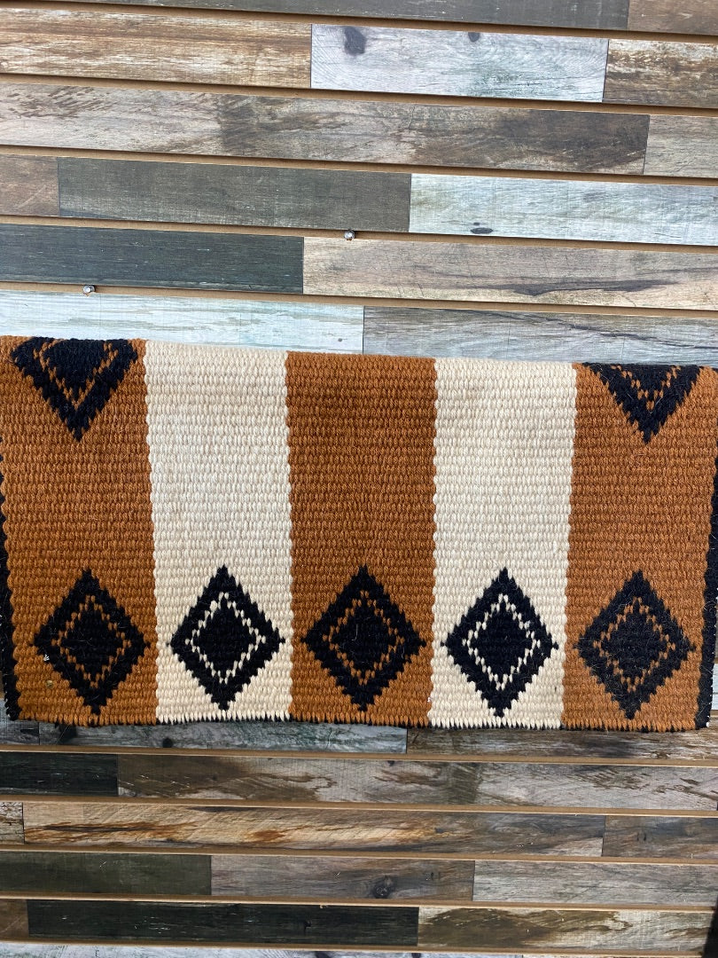 USED No Brand Western Saddle Pads Horse Orange/Tan