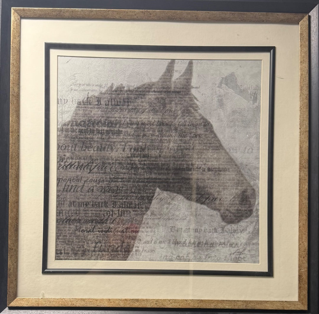 USED  Horse Art Picture