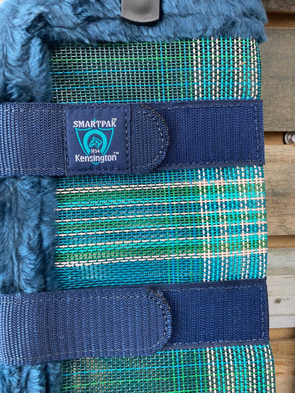 USED Kensington Fleece Lined Fly Boots Large Teal/Green/Navy