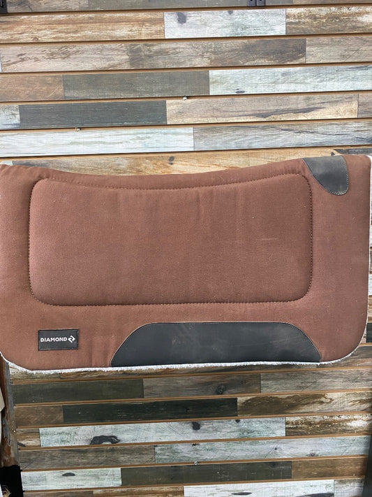 USED Diamond by Reinsman Fleece-lined Western Pad | 31" x 17", Used Once