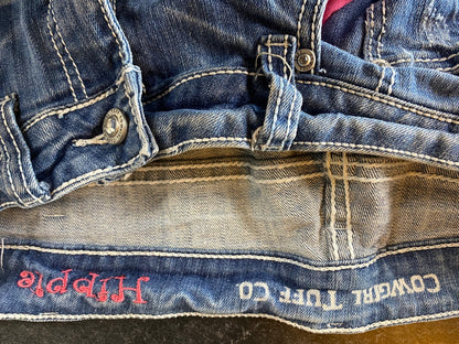 USED Cowgirl Tuff Co Ladies Western Jeans 28x33 Denim