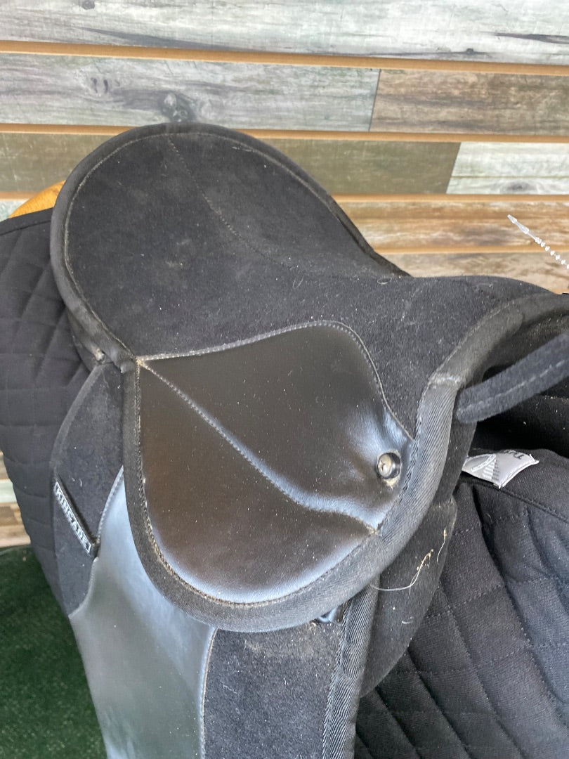 USED Kincade Synthetic Kids English Saddle & Girth