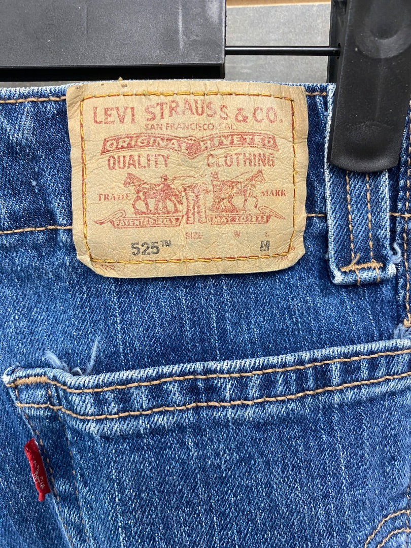 USED Levis Bootcut Jeans 8M Medium Wash
