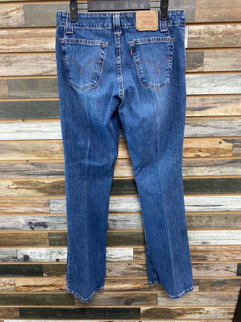 USED Levis Bootcut Jeans 8M Medium Wash