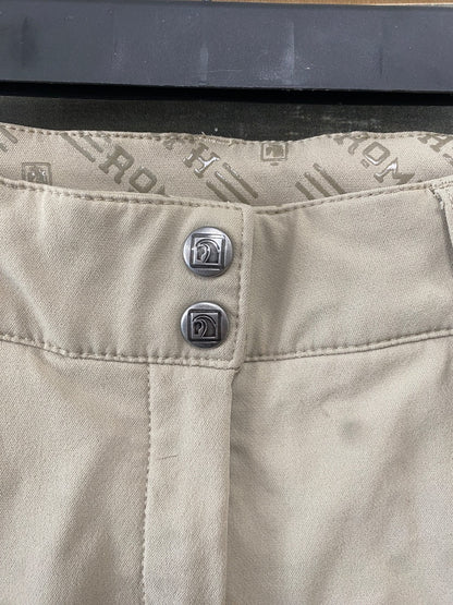 USED Romfh Knee Patch Breeches 30R Tan
