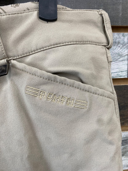 USED Romfh Knee Patch Breeches 30R Tan