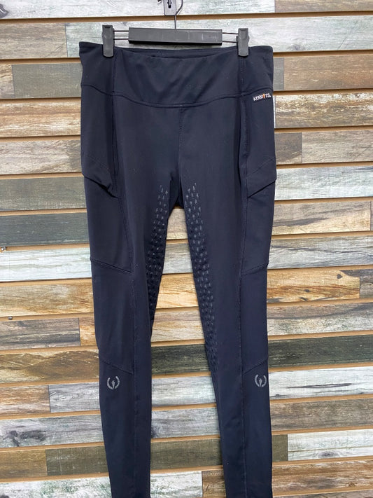 USED Kerrits Ladies English Fullseat Winter Tight Large Black
