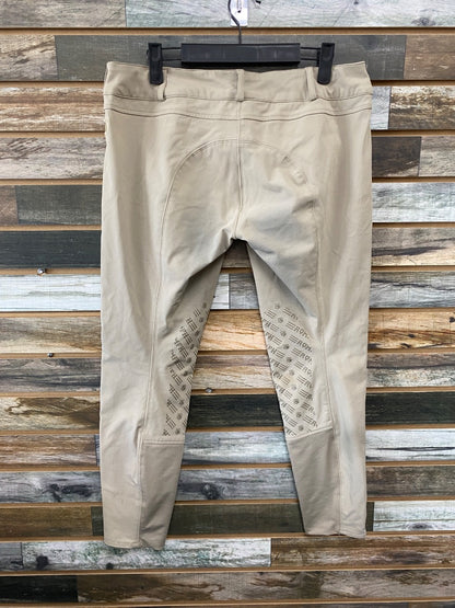USED Romfh Knee Patch Breeches 30R Tan