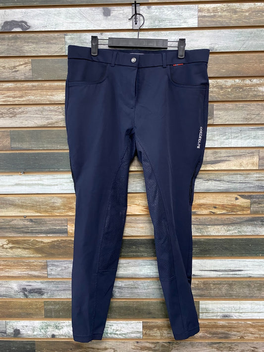 USED B Vertigo Ladies English Breech Fullseat 34 Navy