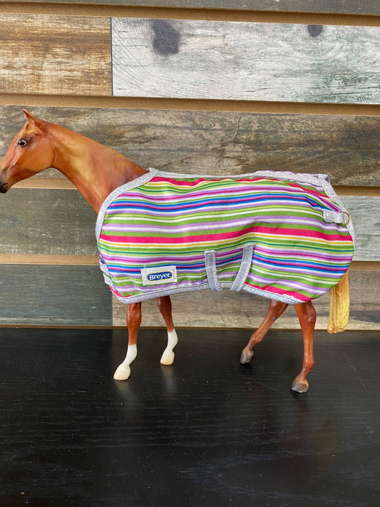 USED  Rainbow Breyer Blanket