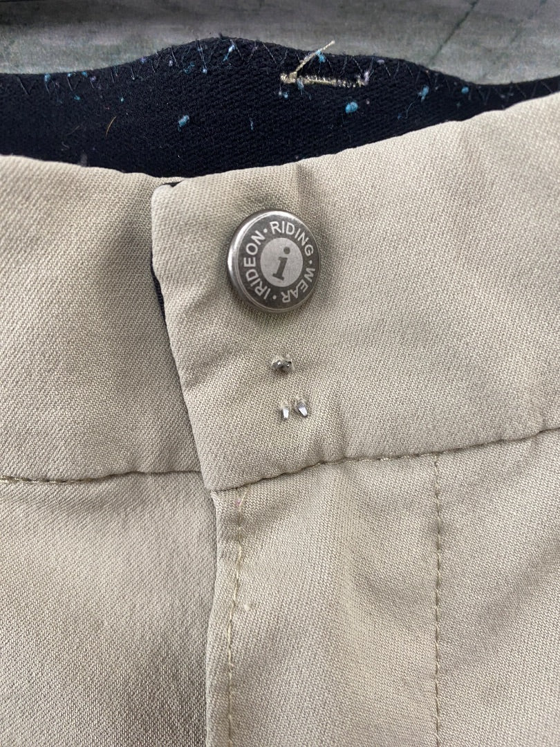 USED Irideon Knee Patch Breeches 32 Tan