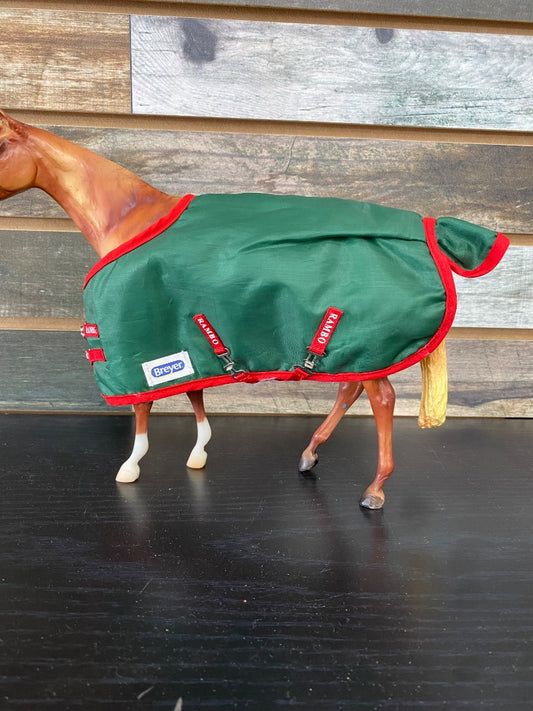 USED  Breyer Rambo Blanket  Green