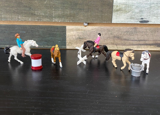 USED  Toy Horse Set