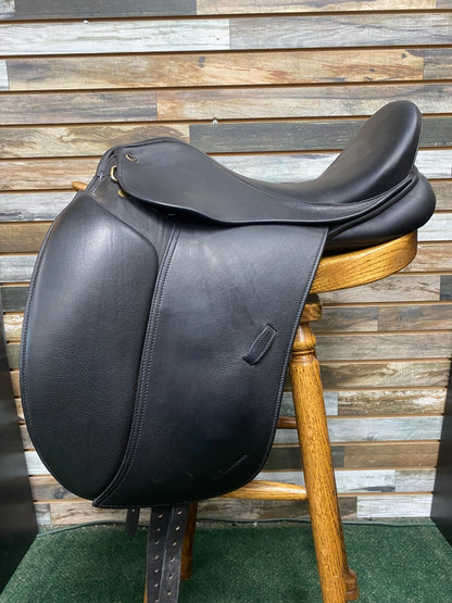 USED M. Toulouse Aachen Dressage Saddle Genesis Adjustable Tree 17.5" Black
