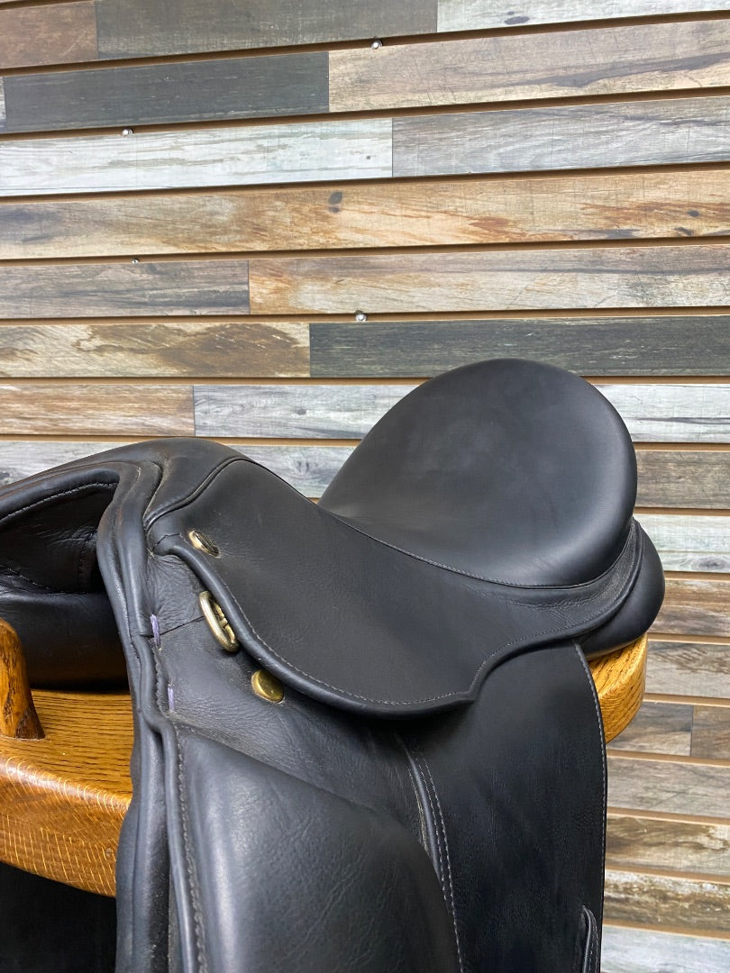 USED M. Toulouse Aachen Dressage Saddle Genesis Adjustable Tree 17.5" Black