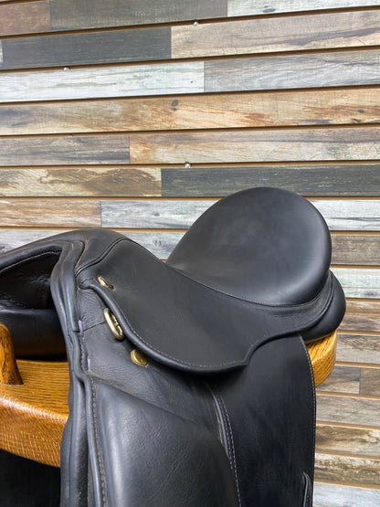 USED M. Toulouse Aachen Dressage Saddle Genesis Adjustable Tree 17.5" Black