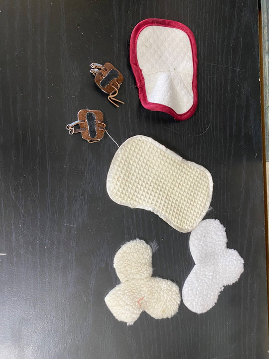 USED Breyer Various Saddle Pads and Splint Boots