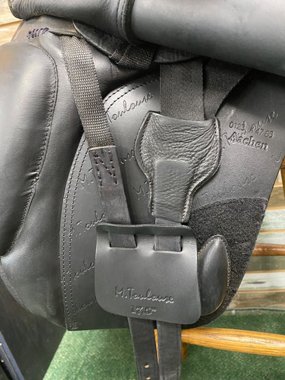 USED M. Toulouse Aachen Dressage Saddle Genesis Adjustable Tree 17.5" Black