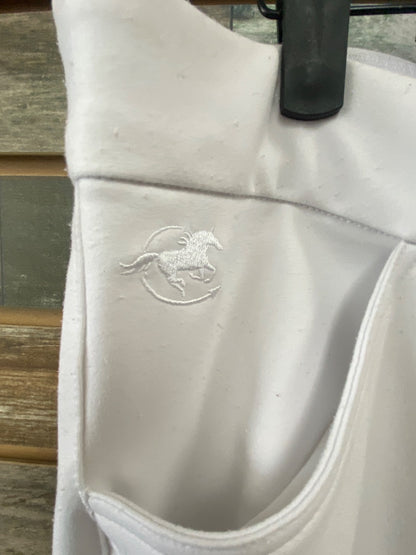 USED Piper By Smartpak Full Seat Breeches 36R White