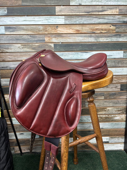 USED Kentaur 'Eventer' Cross-Country Saddle 16.5" Mahogany