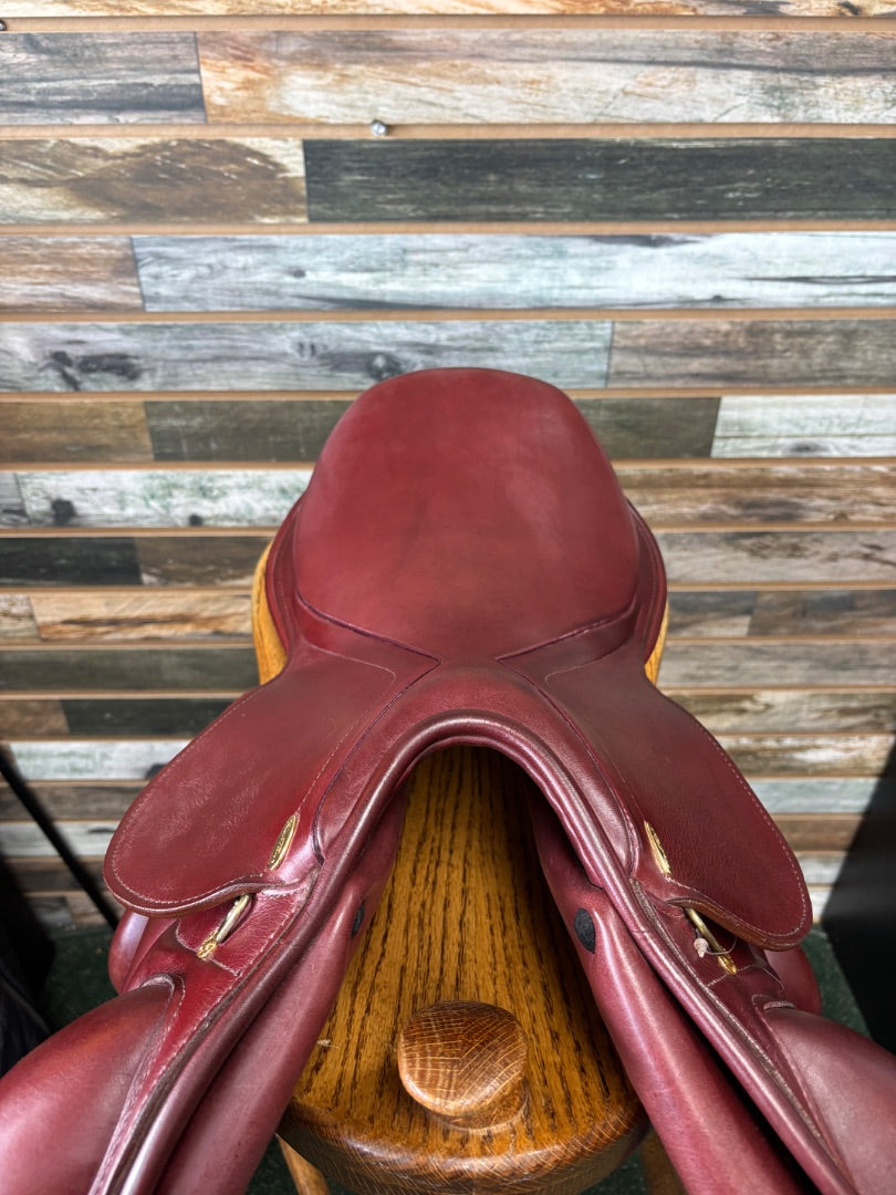 USED Kentaur 'Eventer' Cross-Country Saddle 16.5" Mahogany