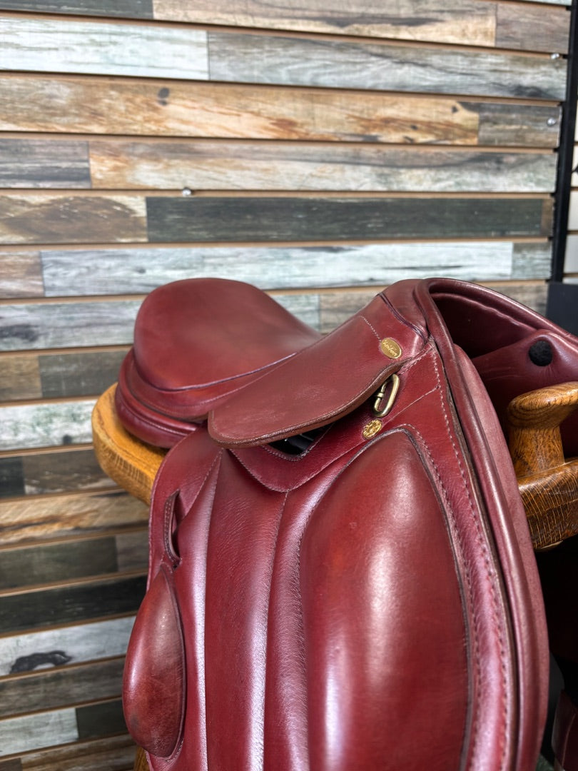 USED Kentaur 'Eventer' Cross-Country Saddle 16.5" Mahogany