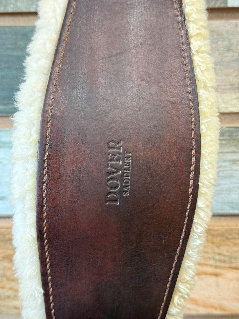 USED Dover Saddlery Leather & Sheepskin Girth 44"