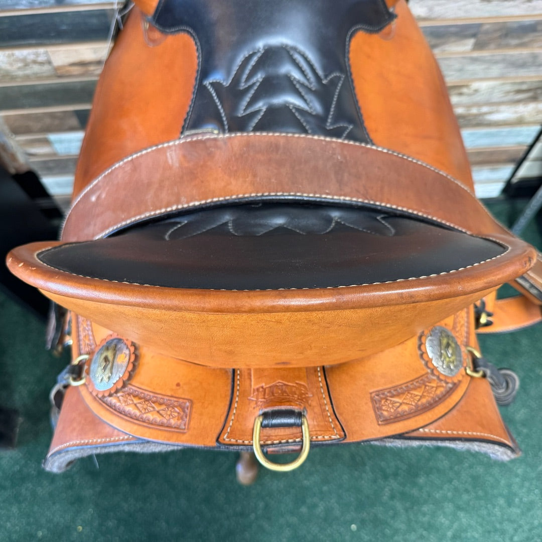 USED Tucker Trail Saddle 16.5" Medium Oil