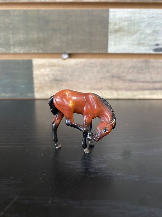 USED Breyer Blood Bay Stablemate Foal (Darker Version) | #5980