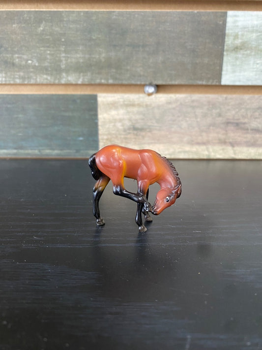 USED Breyer Blood Bay Stablemate Foal (Lighter Version) | #5980