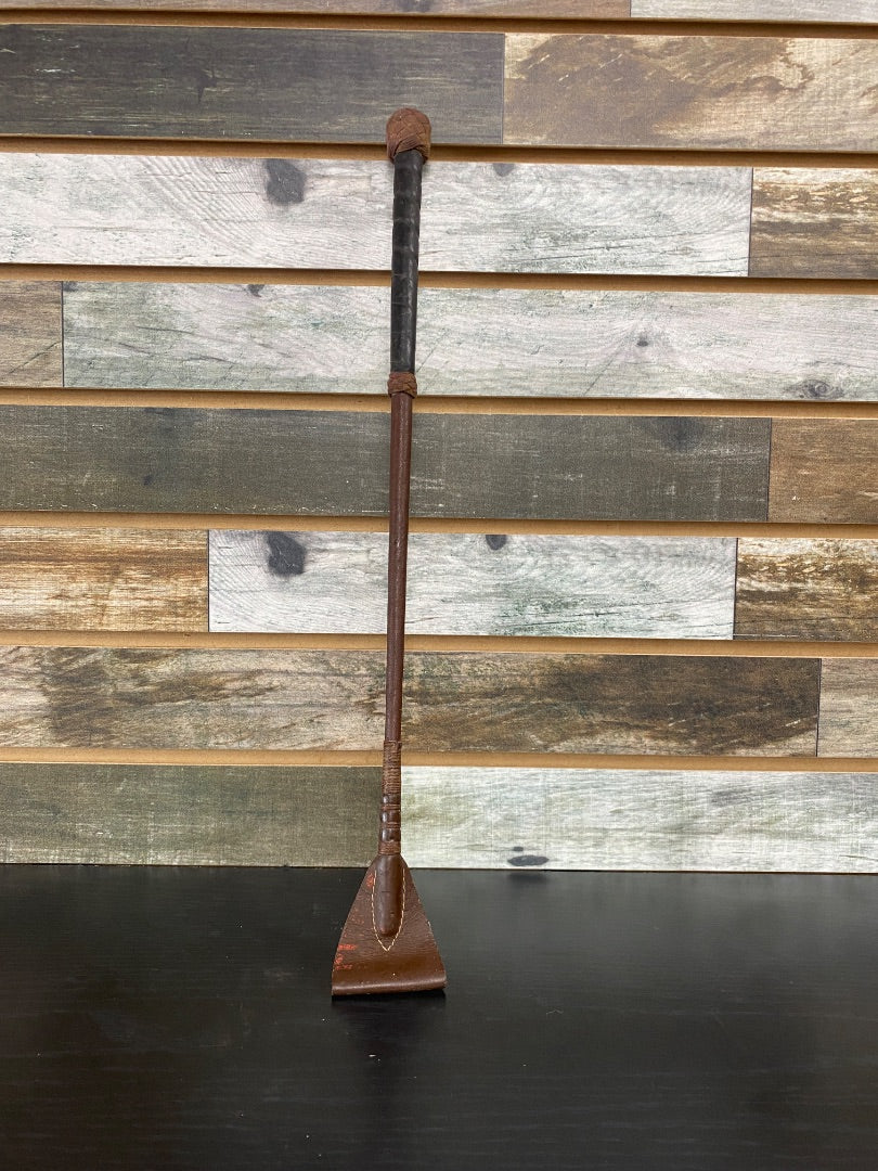 USED Fibroflex Riding Crop 18" Brown and Black