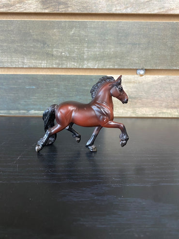 USED  Breyer Stablemates Dark Bay Friesan Model #5412