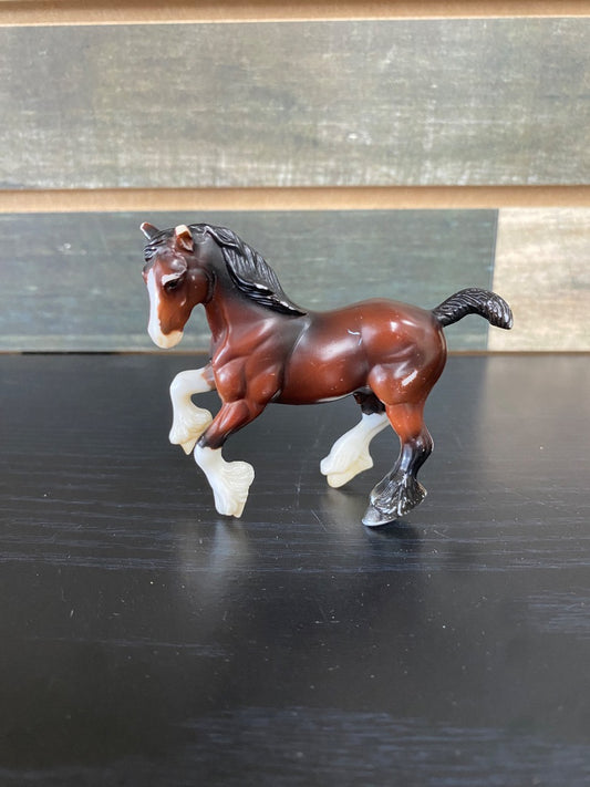 USED  Breyer Stablemates Bay Clydedale Model #5412