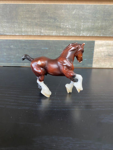USED  Breyer Stablemates Bay Clydedale Model #5412