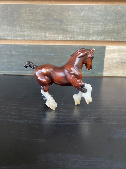 USED  Breyer Stablemates Bay Clydedale Model #5412