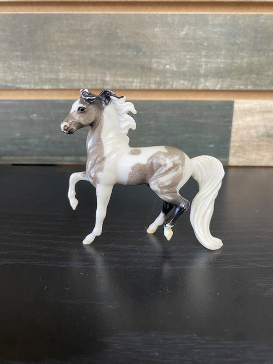USED Breyer Grey Sabino Prancing Morgan Stablemate | #5923 / # 5930