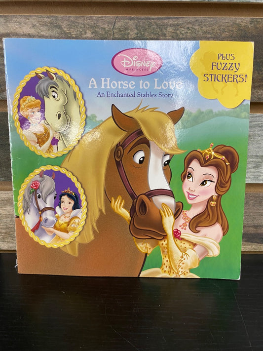USED  Disney Belle Sticker Book