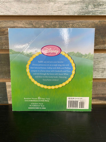 USED  Disney Belle Sticker Book