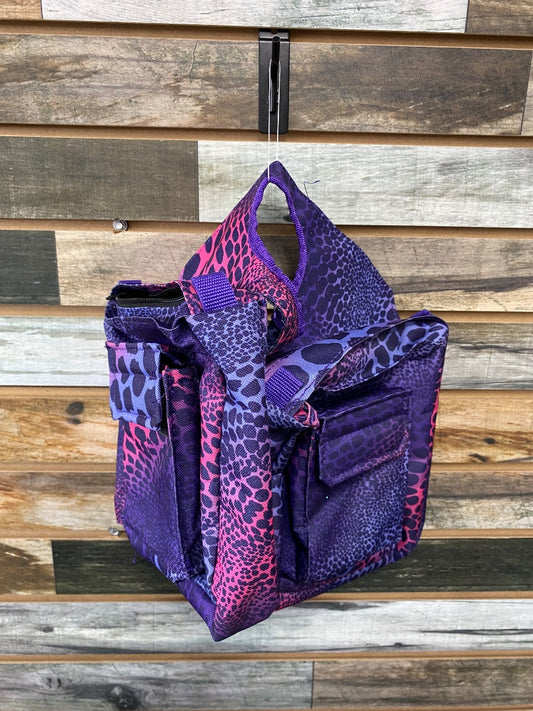 USED  Pink and Purple Horn Bag