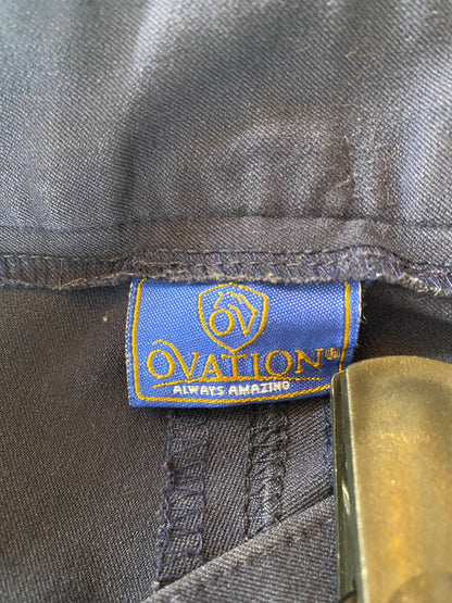 USED Ovation Full Seat Breeches 28R Navy Blue