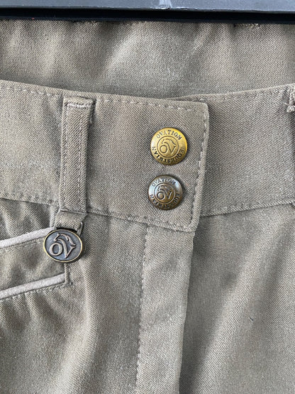 USED Ovation Full Seat Breeches 28R Grey