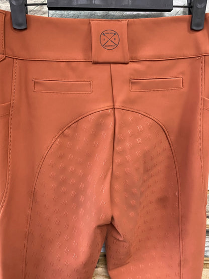 USED Free Ride Equestrian Full Seat Breeches 28 Rust