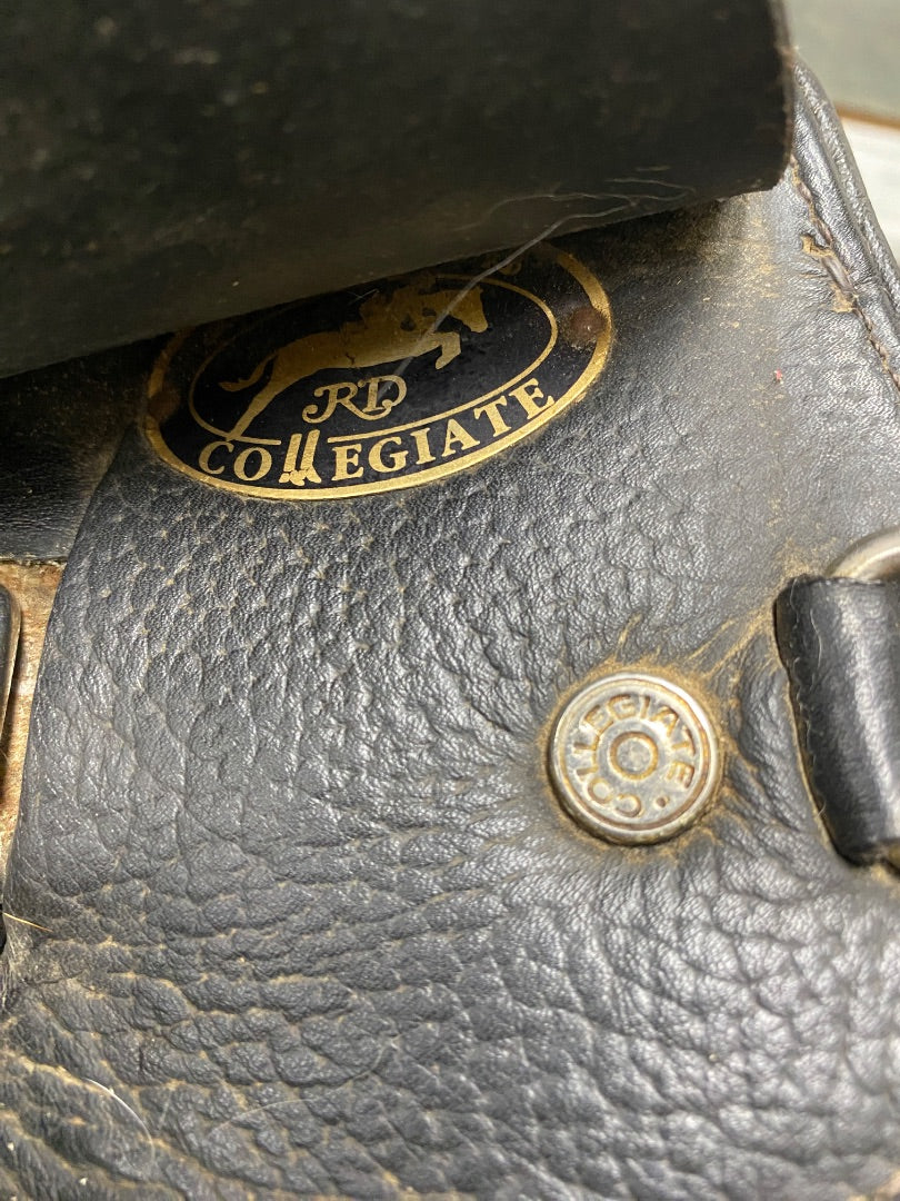 USED Collegiate Dressage Saddle 17.5" Black
